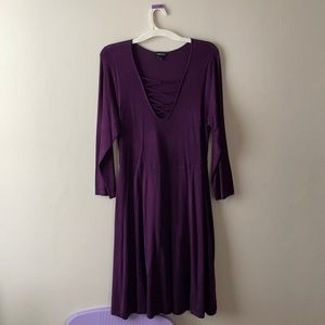 Torrid purple sweater dress